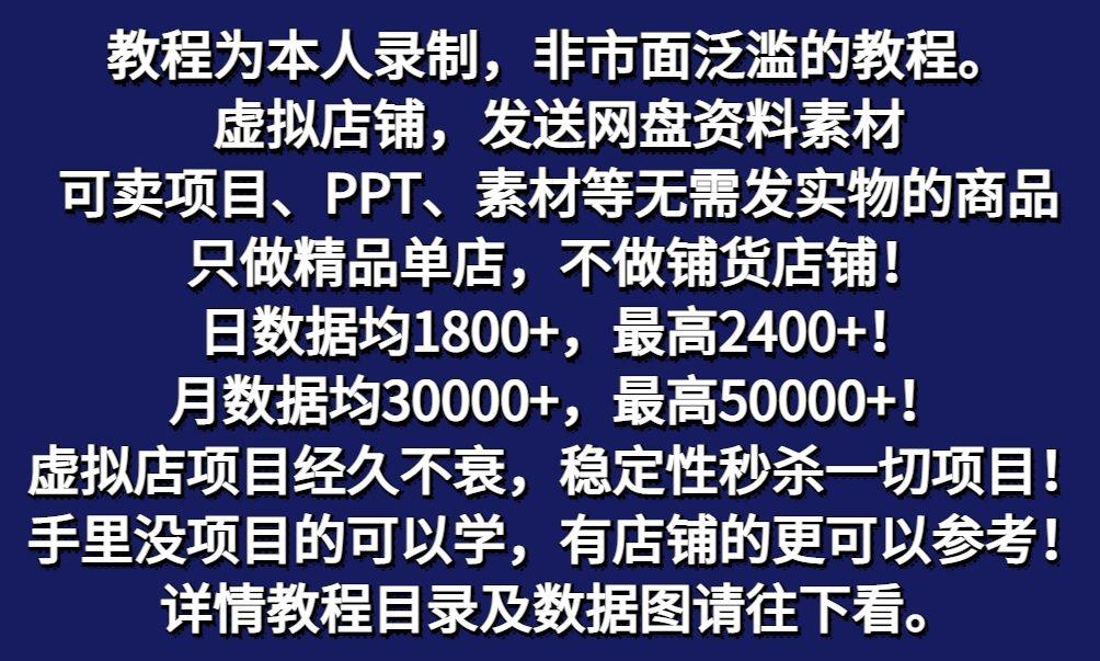 图片[2]-拼多多虚拟电商训练营月入50000+你也行，暴利稳定长久，副业首选-shxbox省心宝盒