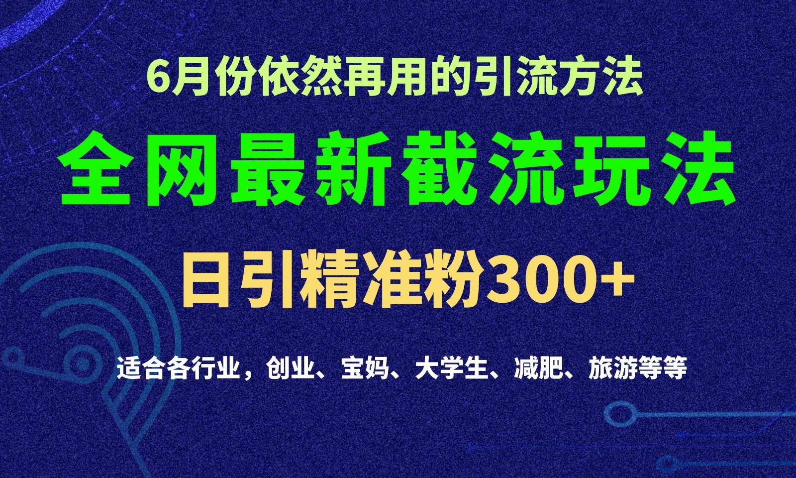 图片[1]-2024全网最新截留玩法，每日引流突破300+-shxbox省心宝盒